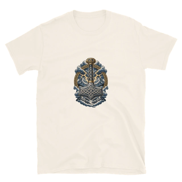 Signature tee with Thor — Storm Forged artwork