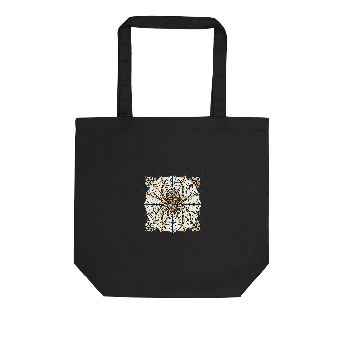 hp2-tote-gift-halloween-spider on Eco Tote Bag — Front
