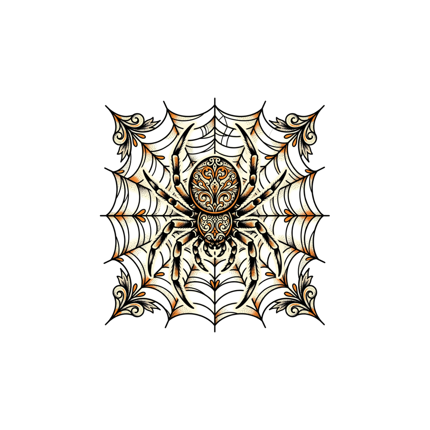 hp2-tote-gift-halloween-spider on Eco Tote Bag — exact print artwork