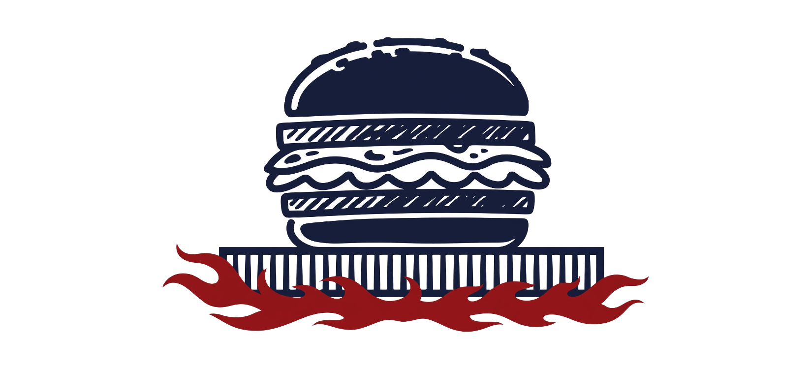 Flame Grate — exact print artwork