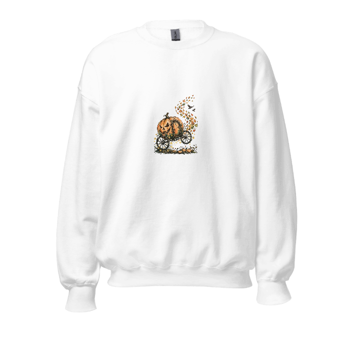 Watercolor Pumpkin Carriage Sweatshirt