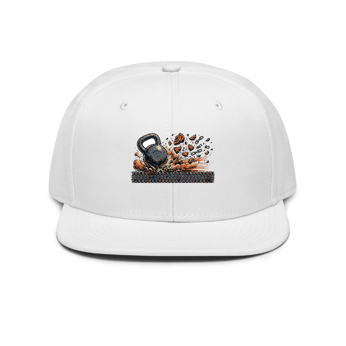 Impact Burst Snapback — Front dtf hat