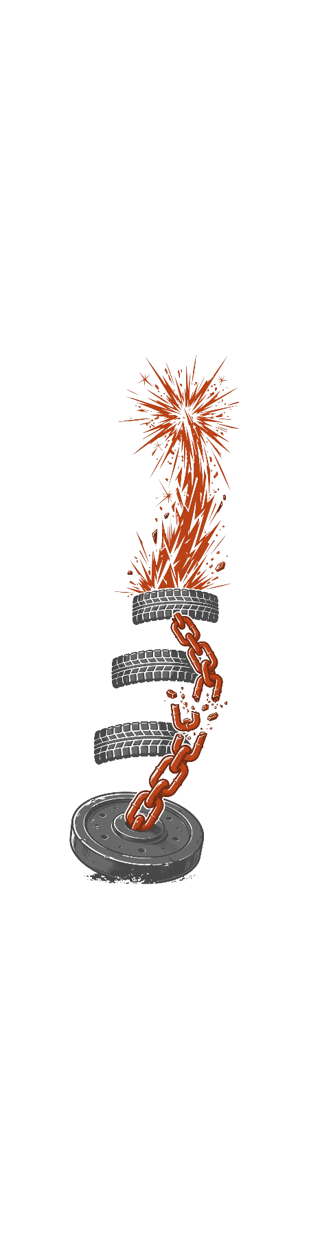 Chain Rise — exact print artwork