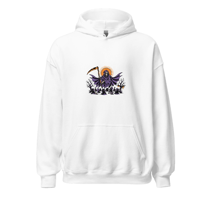 hp-hoodie-gift-halloween-reaper on Unisex Heavy Blend Hoodie — Front