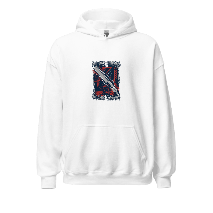 Barber's Flourish Hoodie — Front