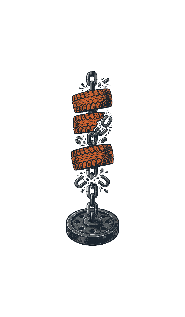 Chain Rise — exact print artwork
