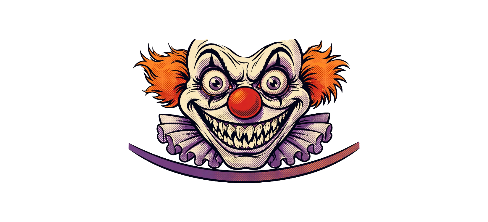 Clown — exact print artwork