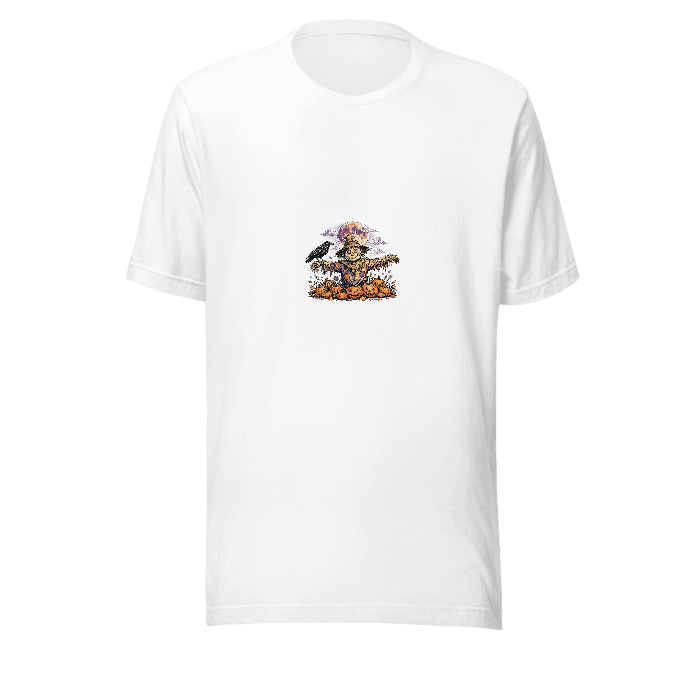 hp-chest-halloween-scarecrow on Unisex Staple T-Shirt — Front