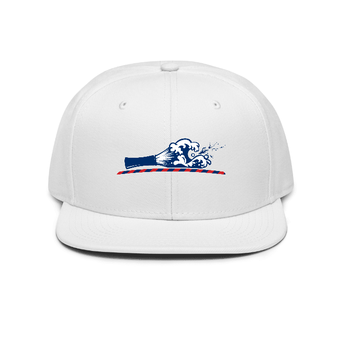 Brush Low Snapback — Front dtf hat