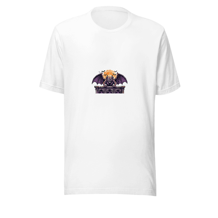 hp-chest-halloween-gargoyle on Unisex Staple T-Shirt — Front