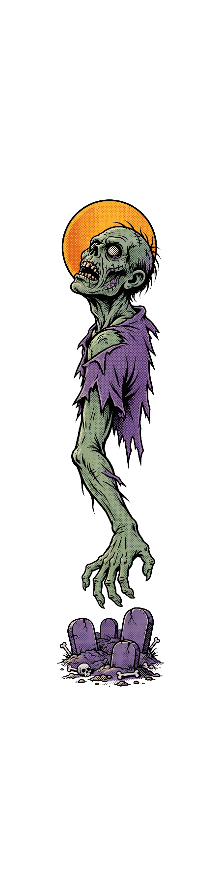 hp-sleeve-halloween-zombie — exact print artwork