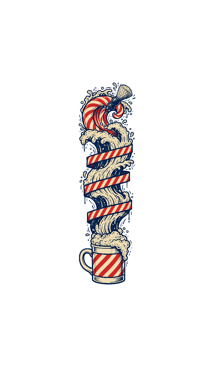 Barber Tide — exact print artwork