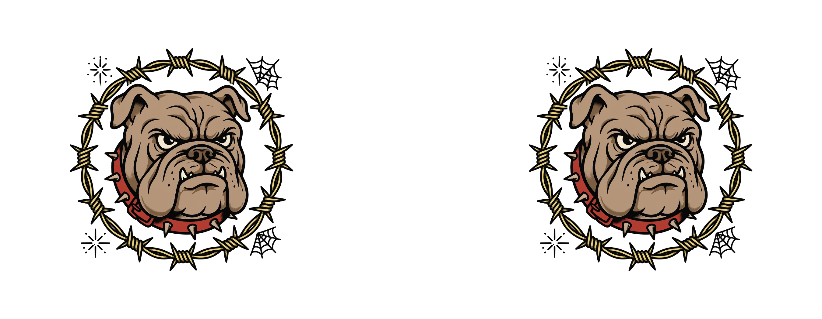 hp-mug-fun-bulldog-tattooflash — exact print artwork