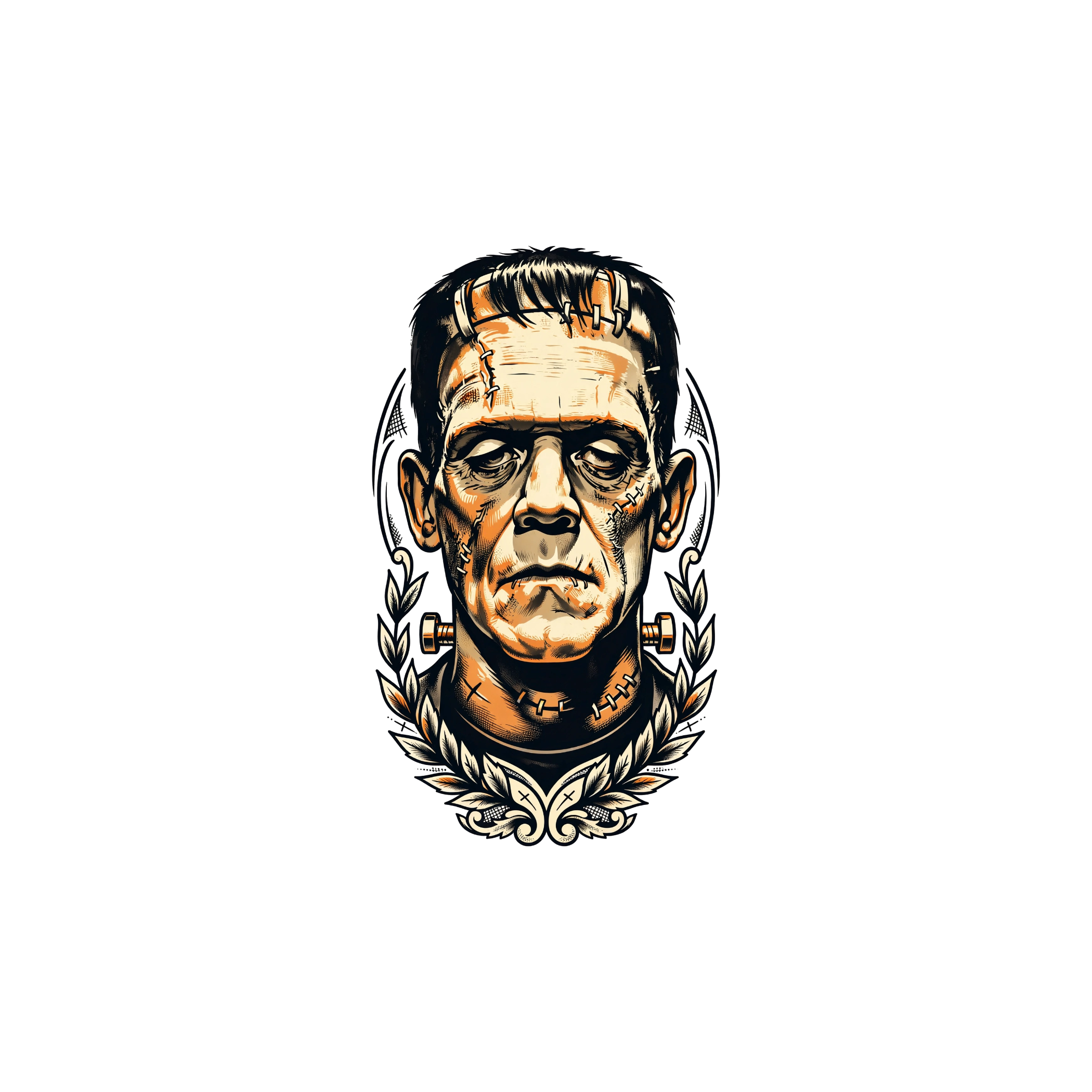 hp2-hoodie-gift-halloween-frankenstein — exact print artwork