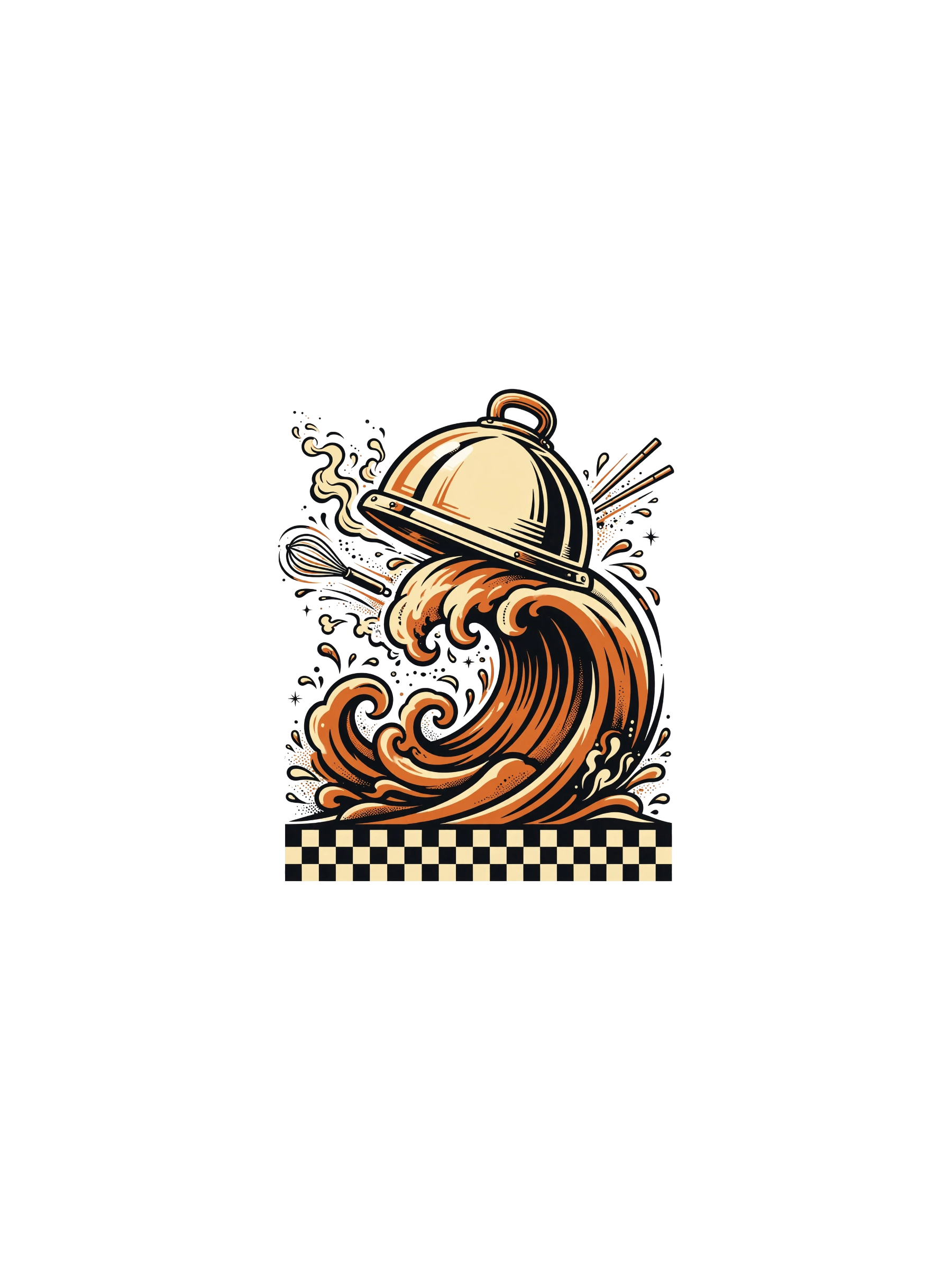 Cloche Tide — exact print artwork
