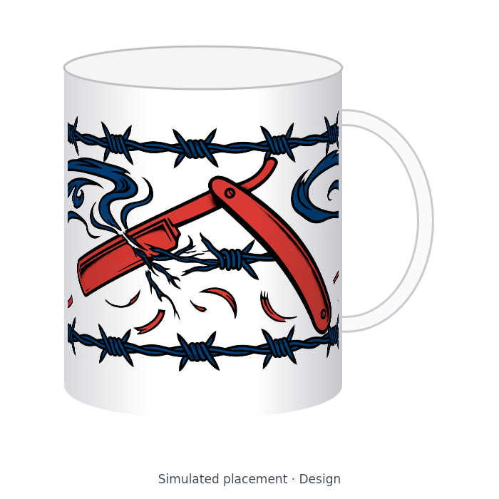 r12-mug-barber-slash-wrap — Front
