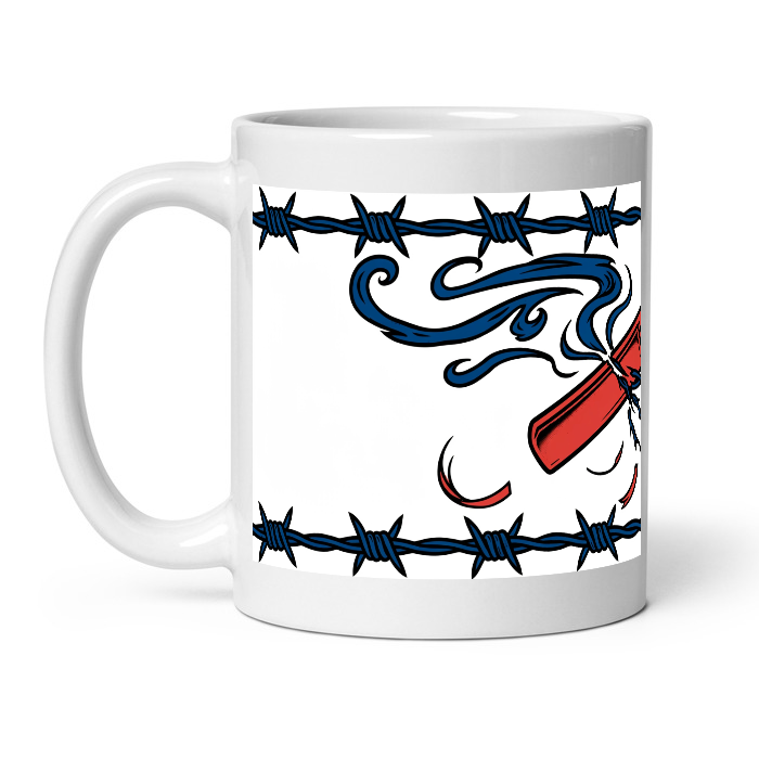 Razor Current on White Glossy Mug