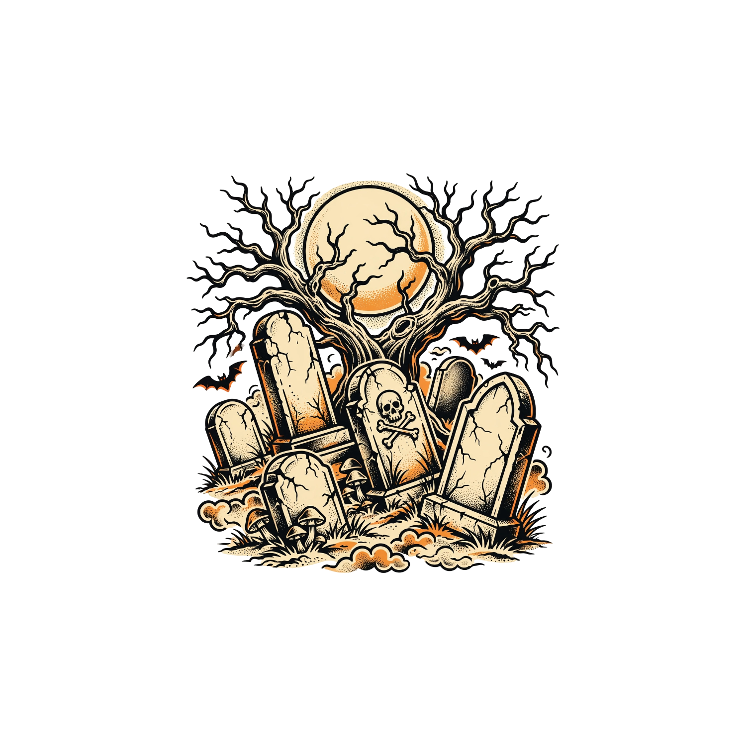 hp2-tote-gift-halloween-cemetery — exact print artwork