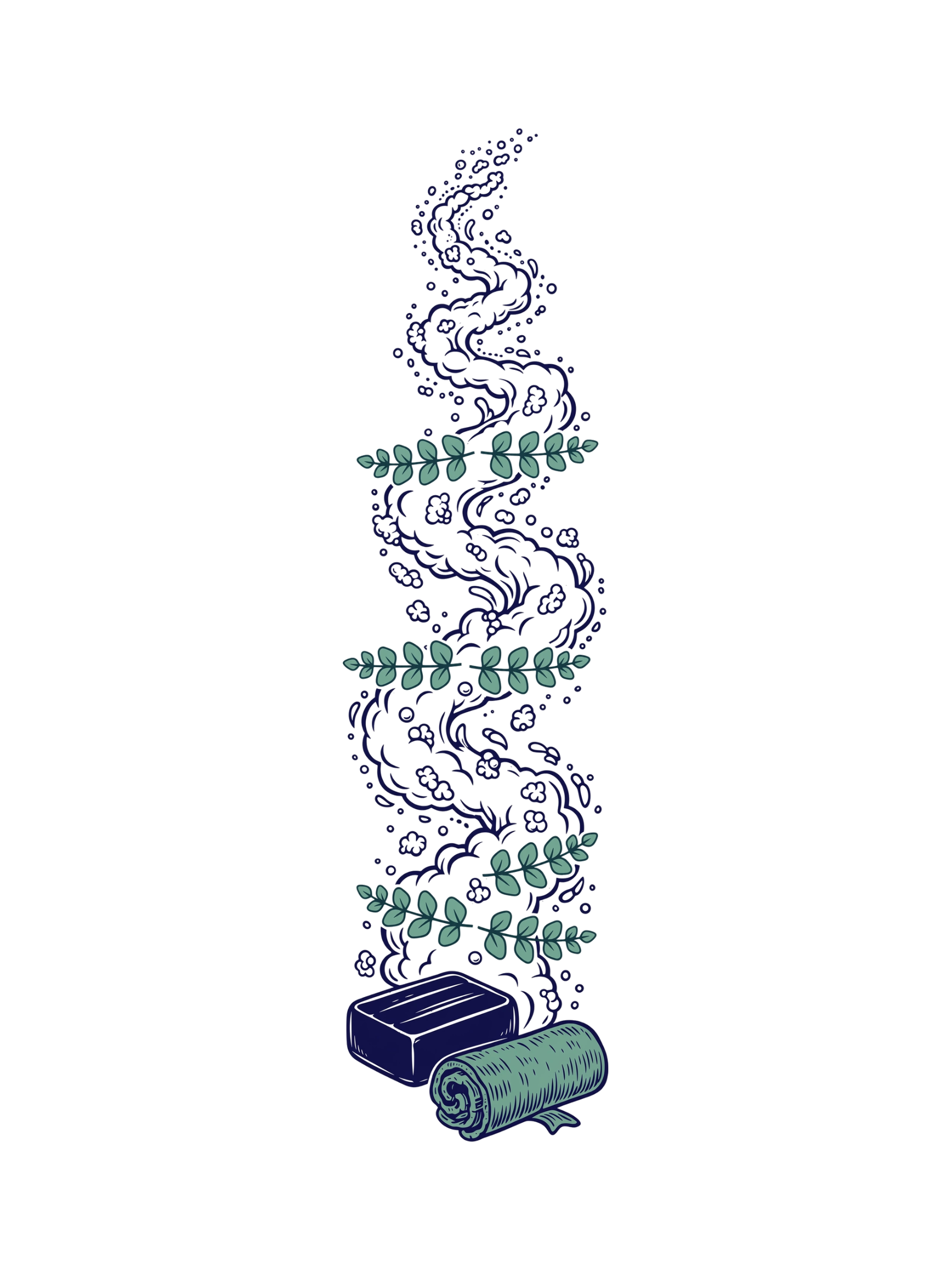 Botanical Steam — exact print artwork