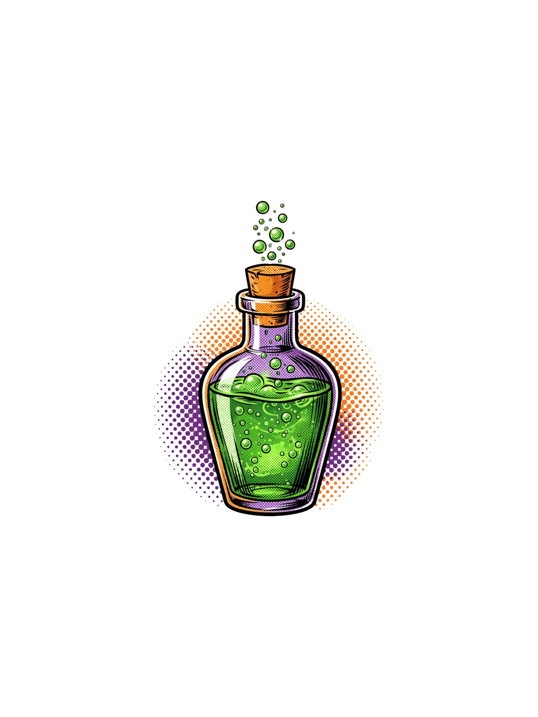 hp-tee-halloween-potion on Unisex Staple T-Shirt — exact print artwork