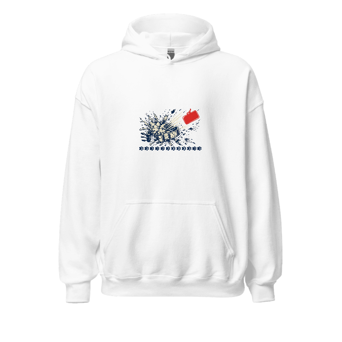 Tag Burst Hoodie — Front