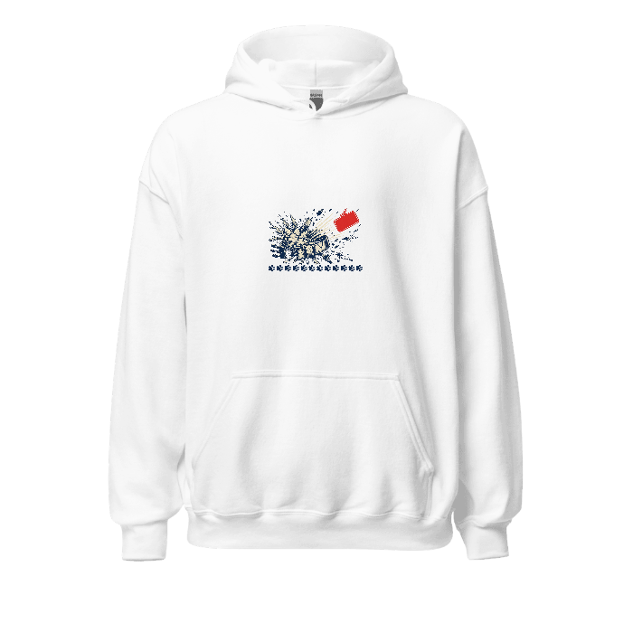 Tag Burst Hoodie — Front