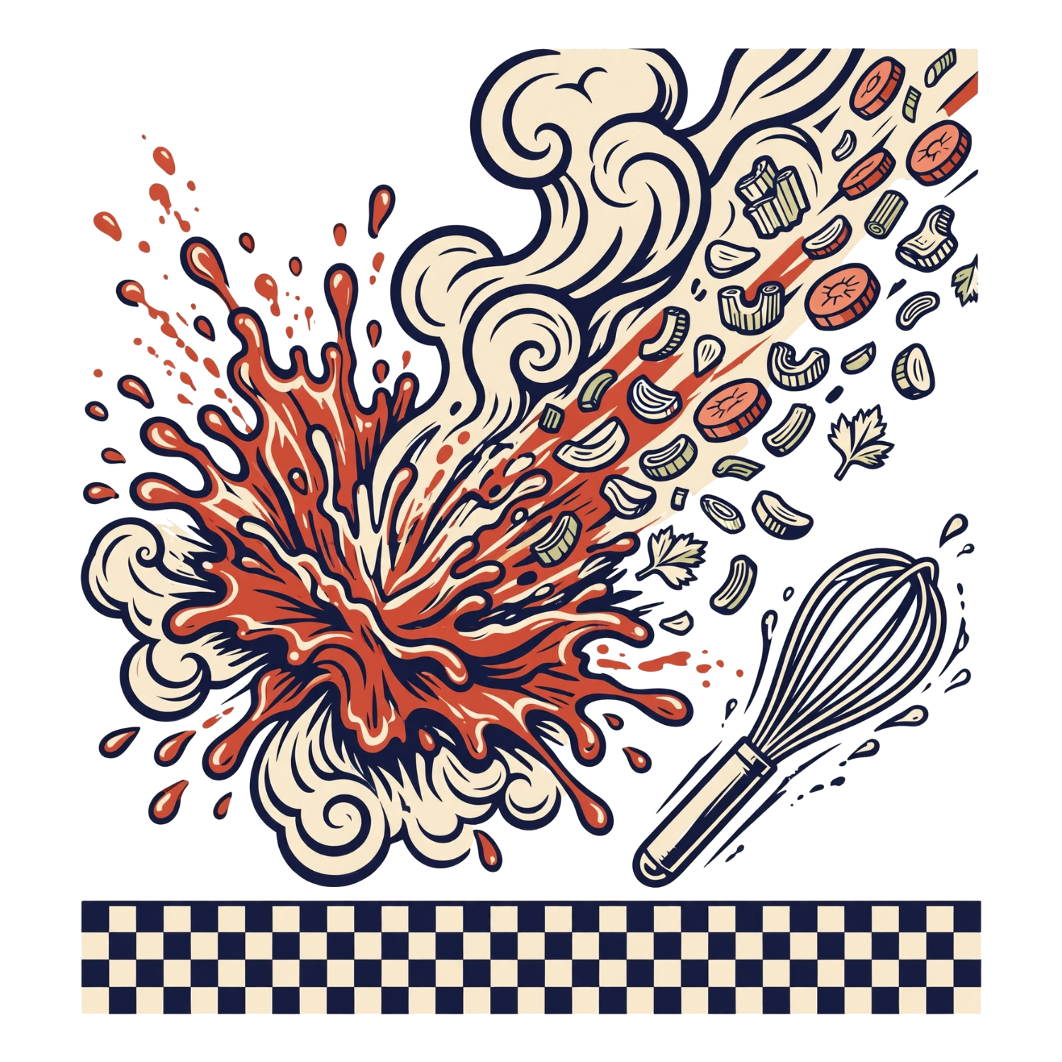 Steam Burst — exact print artwork