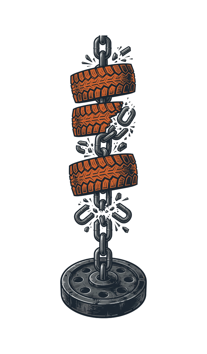 Chain Rise — exact print artwork