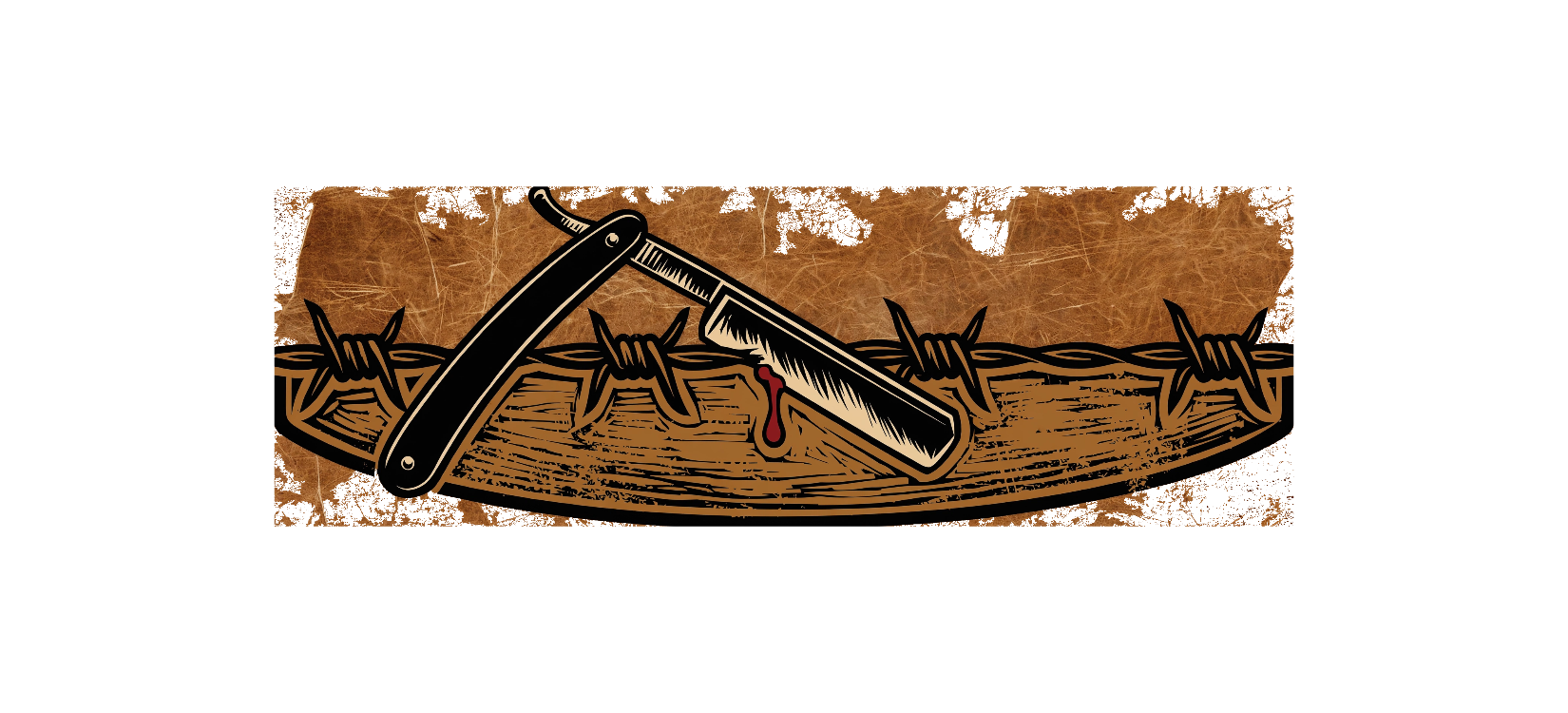Barber Slash — exact print artwork
