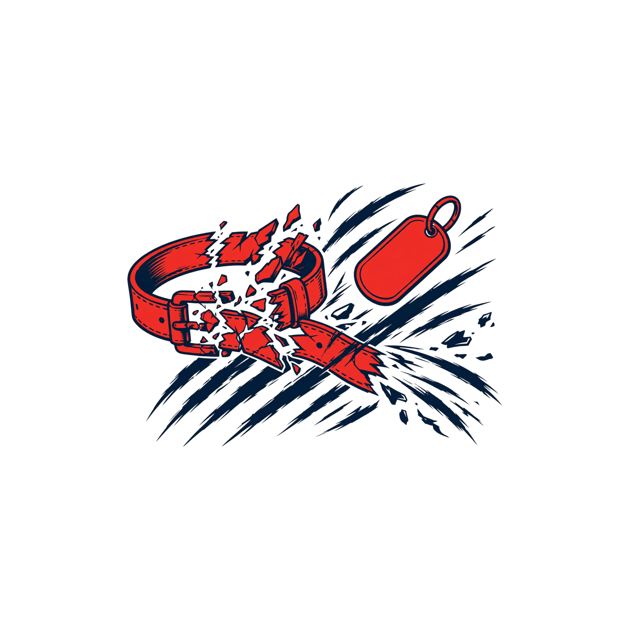 Collar Crest — exact print artwork