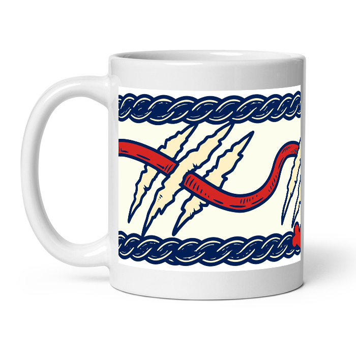 Leash Loops on White Glossy Mug