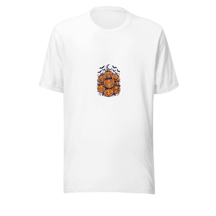 hp-chest-gift-halloween-pumpkins on Unisex Staple T-Shirt — Front
