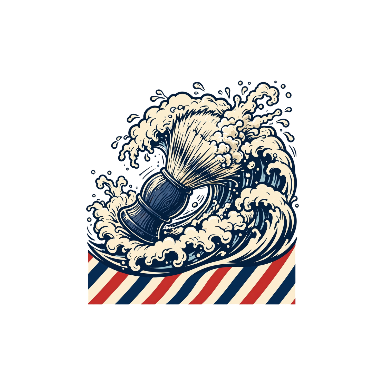 Lather & Flow — exact print artwork