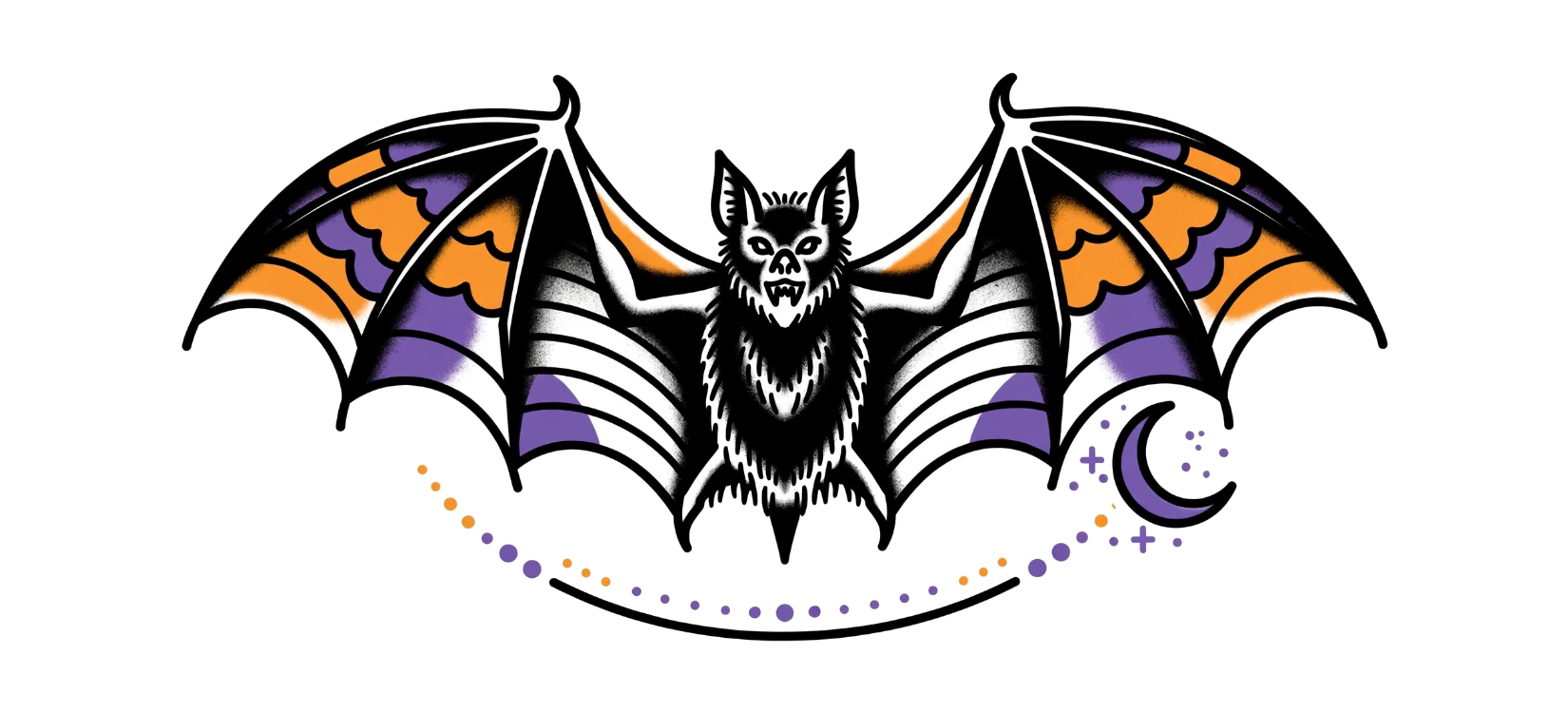 hp-hat-gift-halloween-bat on Otto Cap Snapback — exact print artwork