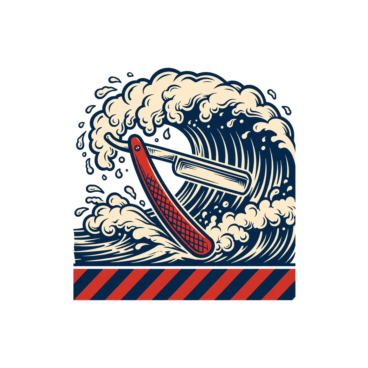 Barber's Current — exact print artwork