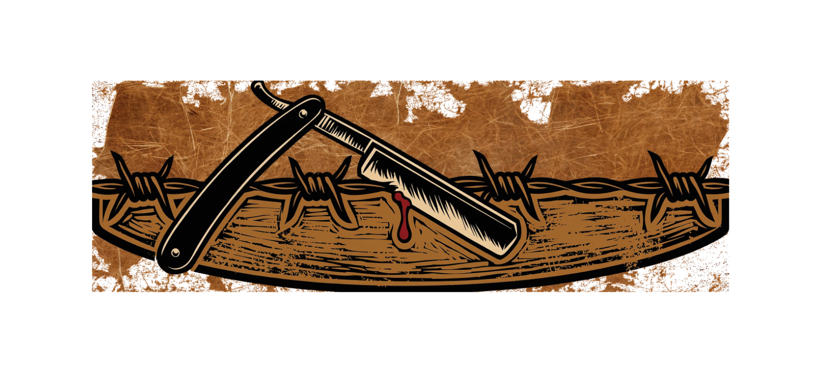Barber Slash — exact print artwork