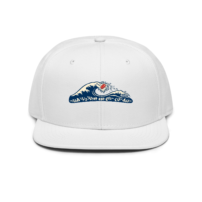 Bath Crest Snapback — Front dtf hat