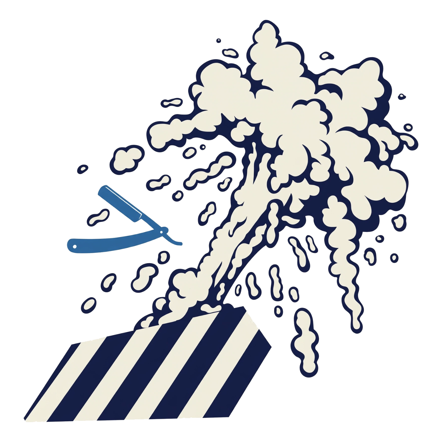 Foam Burst — exact print artwork