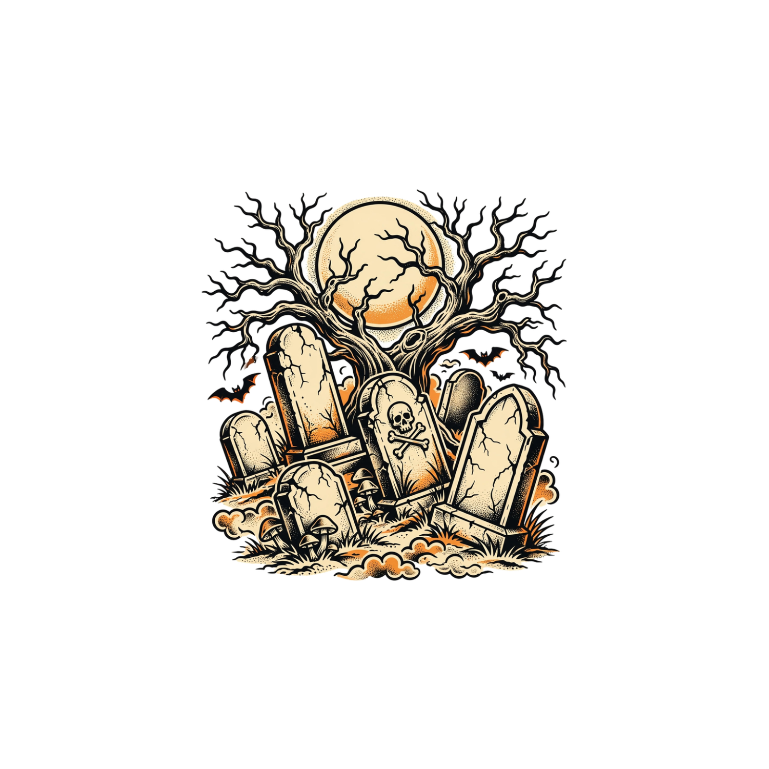 hp2-tote-gift-halloween-cemetery on Eco Tote Bag — exact print artwork