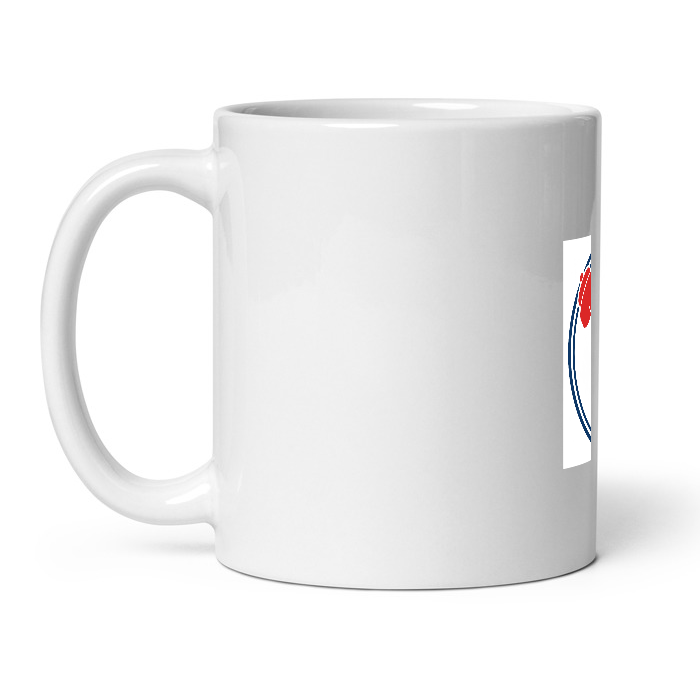 Strength & Rope on White Glossy Mug