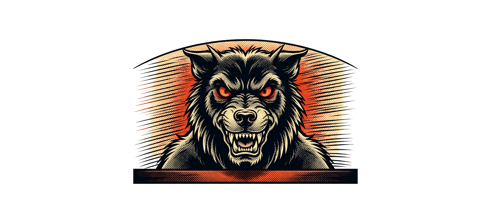 Hellhound — exact print artwork