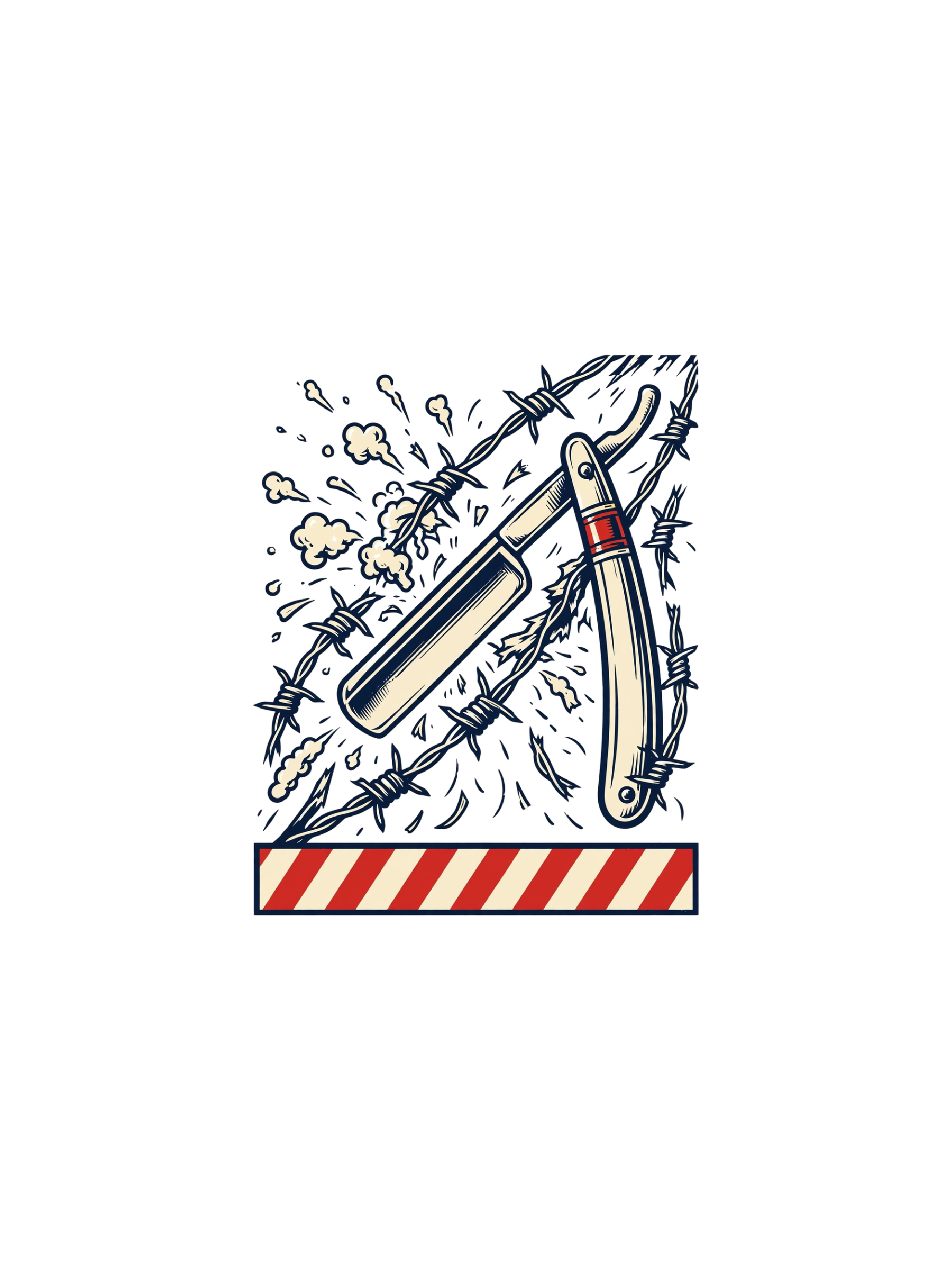 Barber's Edge — exact print artwork