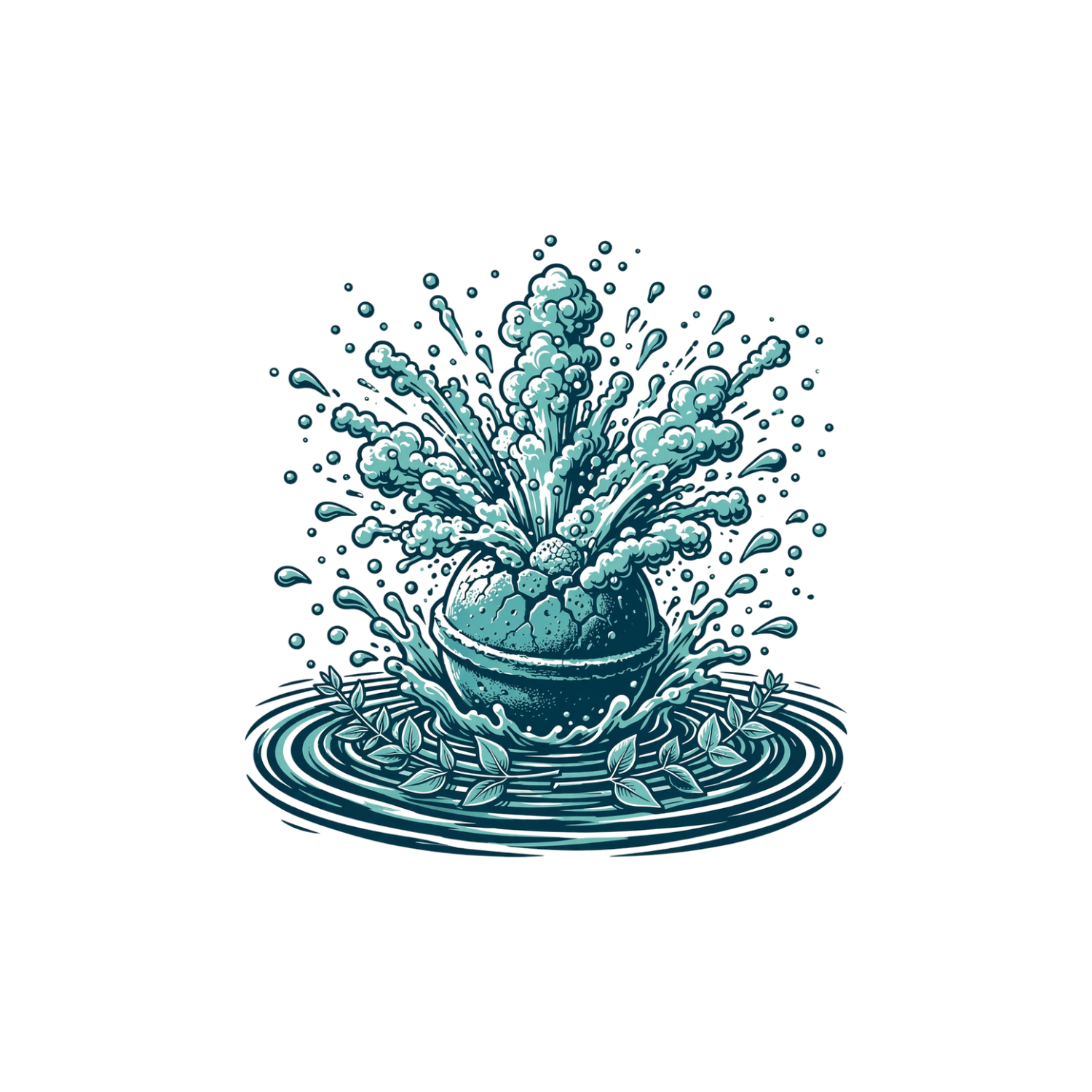 Botanical Waves — exact print artwork