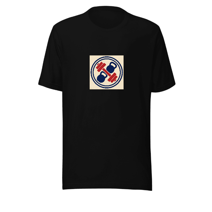 Barbell Cross on Unisex Staple T-Shirt