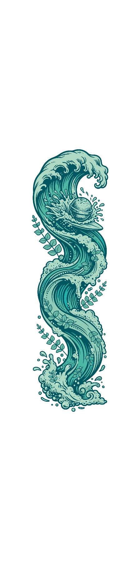 Bomb Tide — exact print artwork