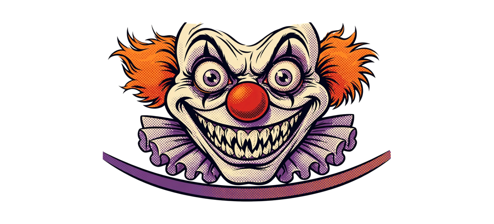Clown — exact print artwork