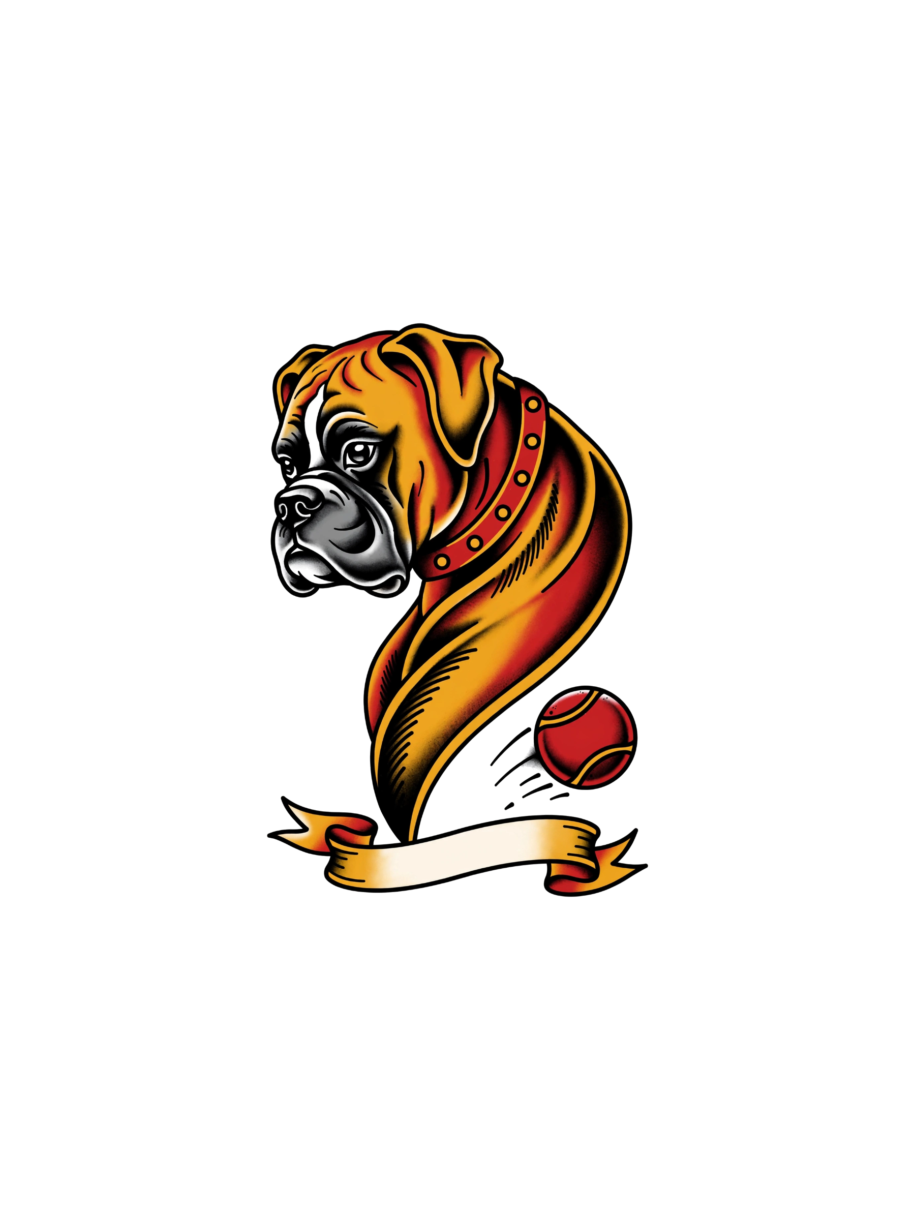 Boxer Tattooflash — exact print artwork