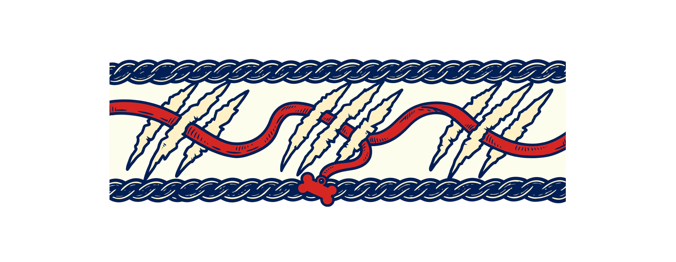 Leash Loops — exact print artwork