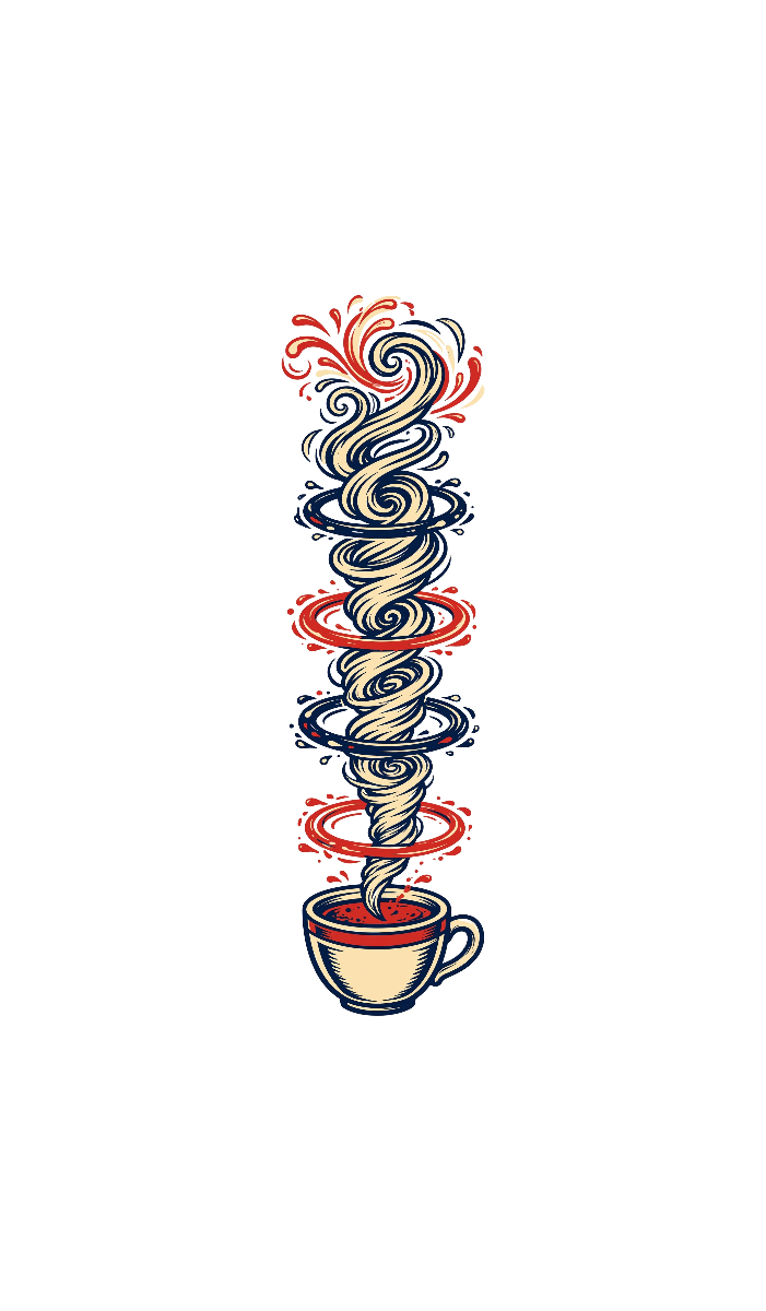 Steam Rise — exact print artwork