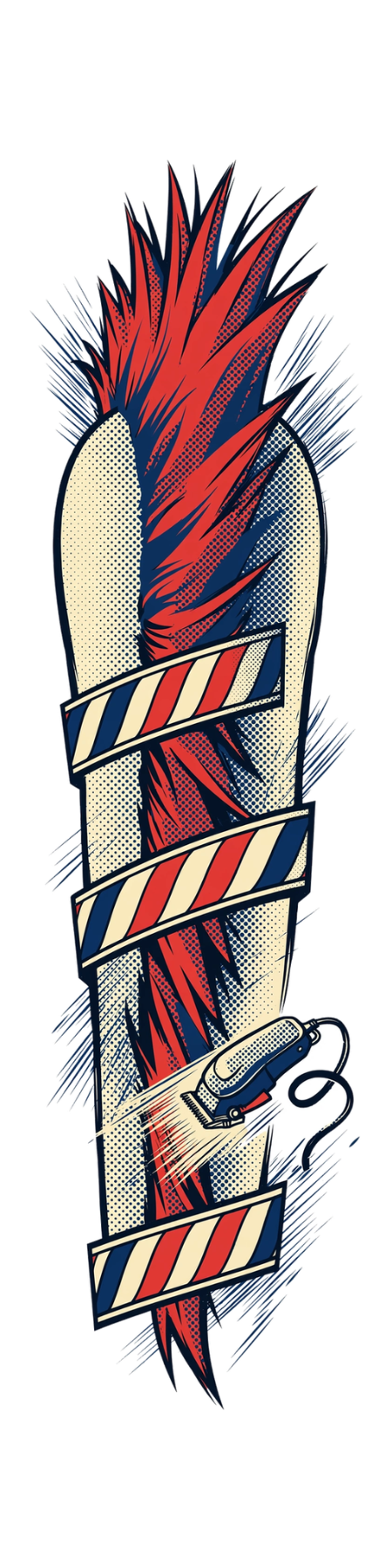 Mohawk Halftone — exact print artwork